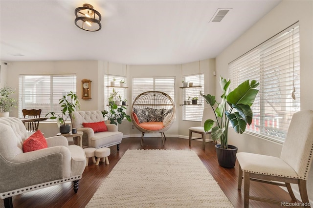 11885 Helena St, Commerce City, CO 80022 - living area featuring dark hardwood / wood-style floors