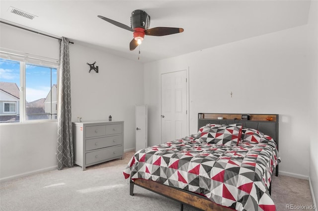 11885 Helena St, Commerce City, CO 80022 - bedroom with ceiling fan and light carpet