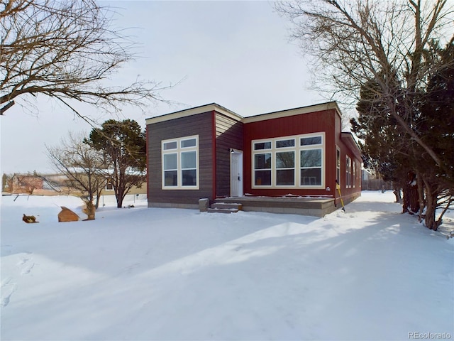 view of front of home