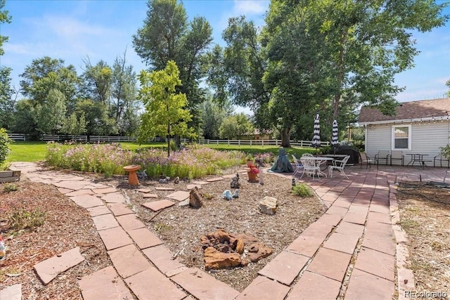 7750 W 5th Ave, Lakewood, CO 80226 - view of yard with fence and a patio
