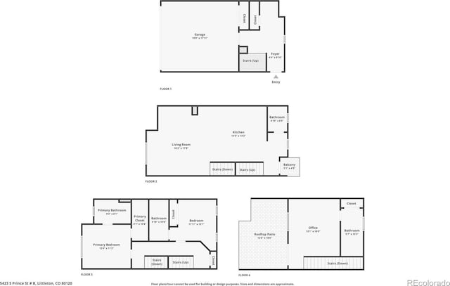 5423 S Prince St Unit B, Littleton, CO 80120 - view of room layout