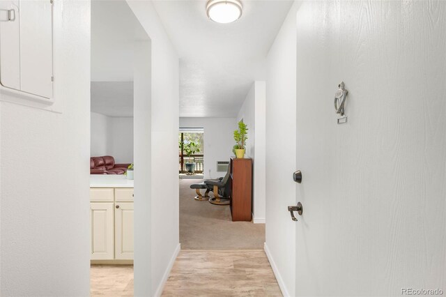 14300 E Marina Dr Unit 306, Aurora, CO 80014 - hall with electric panel and baseboards