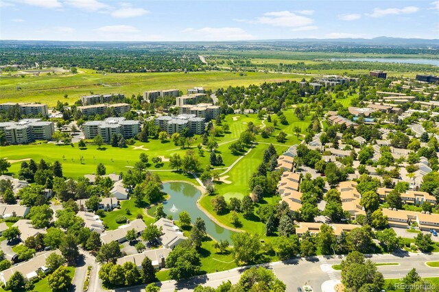 14300 E Marina Dr Unit 306, Aurora, CO 80014 - aerial view of a large body of water and a local golf course