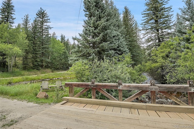 1774 Upper Bear Creek Rd, Evergreen, CO 80439 - view of wooden deck