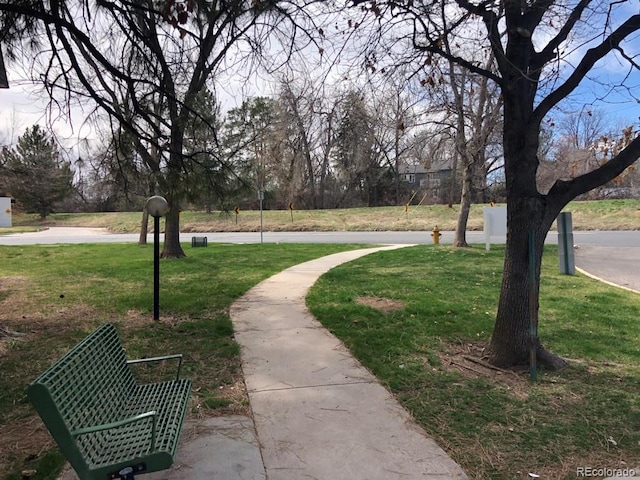 5875 E Iliff Ave Unit 203, Denver, CO 80222 - surrounding community featuring a lawn
