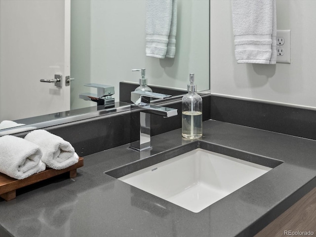 bathroom featuring a sink