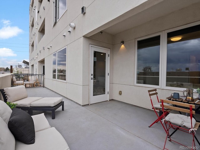 view of patio / terrace with outdoor lounge area