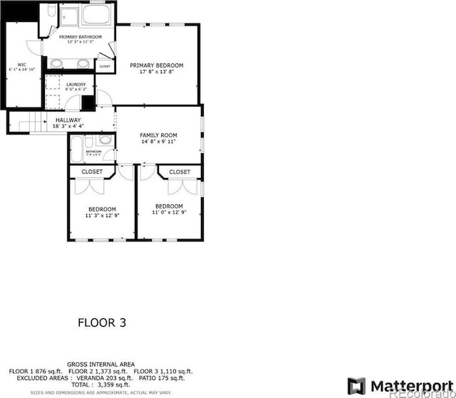 8537 E 35th Ave, Denver, CO 80238 - floor plan / room layout