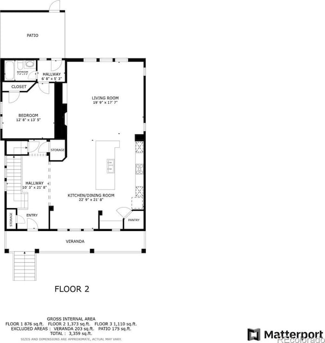 8537 E 35th Ave, Denver, CO 80238 - property floor plan