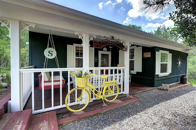 80 Meadow Ln, Bailey, CO 80421 - entrance to property with covered porch