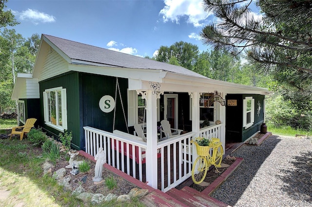 80 Meadow Ln, Bailey, CO 80421 - view of home's exterior with a porch