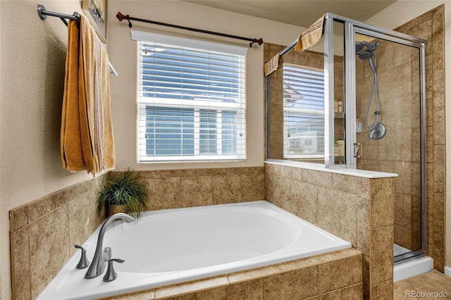 8004 Brittinger Way, Colorado Springs, CO 80951 - bathroom with a shower stall and a bath