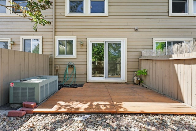 3300 W Florida Ave Unit 117, Denver, CO 80219 - deck featuring central AC unit