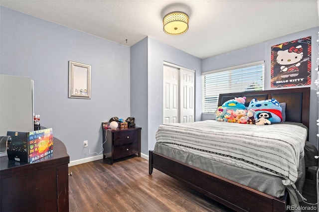 4695 Andes St, Denver, CO 80249 - bedroom featuring wood finished floors and a closet