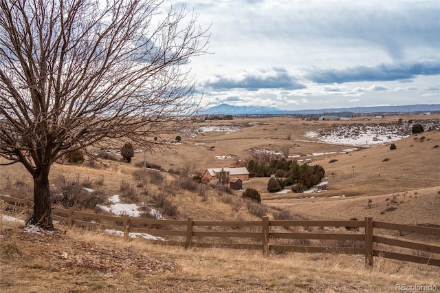 exterior space featuring a rural view