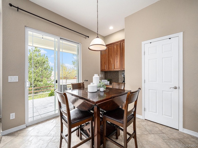 19379 W 57th Pl, Golden, CO 80403 - dining room with recessed lighting and baseboards