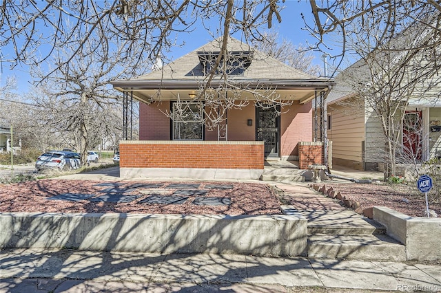 view of front of house featuring covered porch