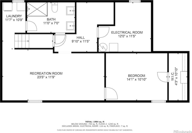 floor plan / room layout