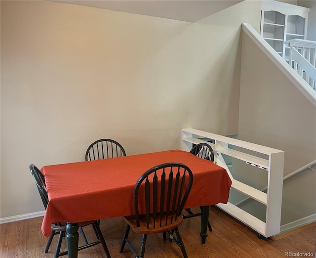 7240 W Yale Ave, Denver, CO 80227 - dining space with wood finished floors and baseboards