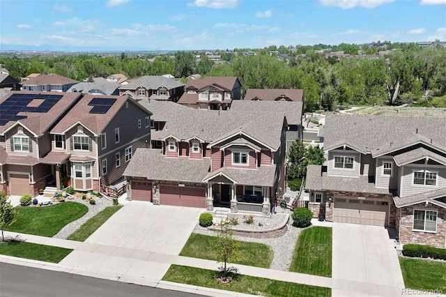 20855 Park Hollow Dr, Parker, CO 80138 - aerial perspective of suburban area