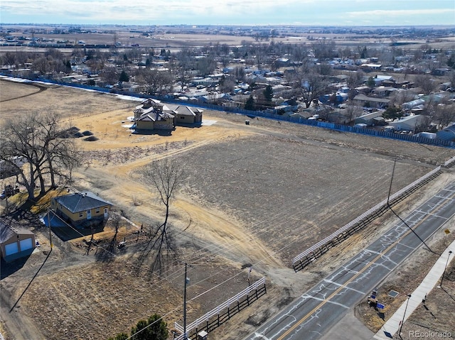 724 County Road 37, Brighton, CO 80603 - bird's eye view with a rural view
