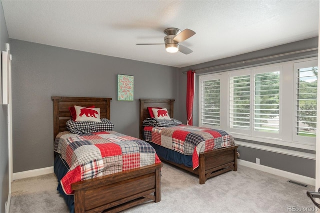 171 October Pl, Castle Rock, CO 80104 - carpeted bedroom with baseboards and a ceiling fan