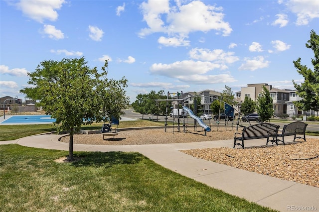 23633 E 5th Dr, Aurora, CO 80018 - community jungle gym with a lawn