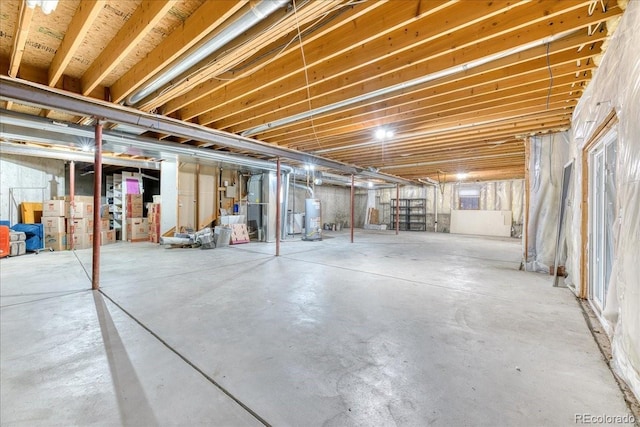 58 Rogers Ct, Golden, CO 80401 - basement featuring water heater