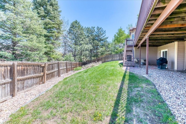 58 Rogers Ct, Golden, CO 80401 - view of yard featuring stairway