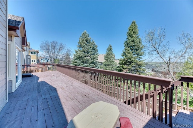 58 Rogers Ct, Golden, CO 80401 - view of wooden terrace