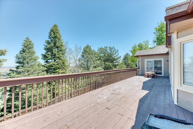 58 Rogers Ct, Golden, CO 80401 - view of wooden deck