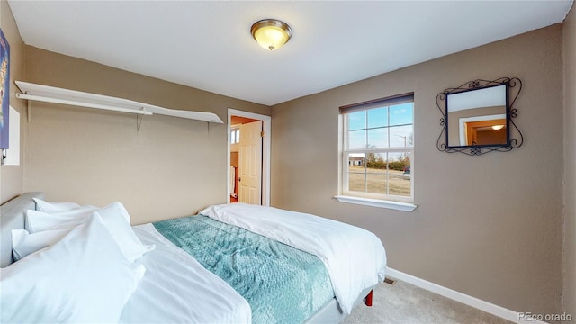 bedroom featuring carpet floors