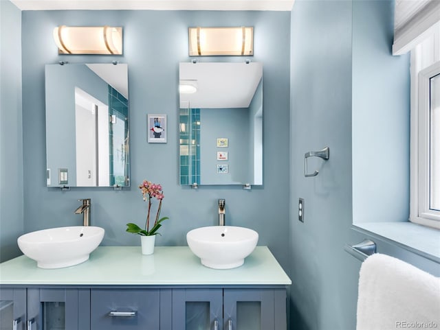 1185 Glencoe St, Denver, CO 80220 - bathroom with double vanity