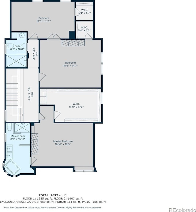 1022 N Pearl St Unit 101, Denver, CO 80203 - floor plan