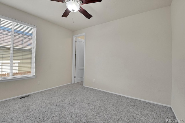 16076 Columbine Pl, Thornton, CO 80602 - carpeted spare room featuring a ceiling fan and baseboards