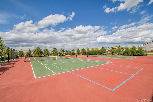 16076 Columbine Pl, Thornton, CO 80602 - view of tennis court featuring community basketball court