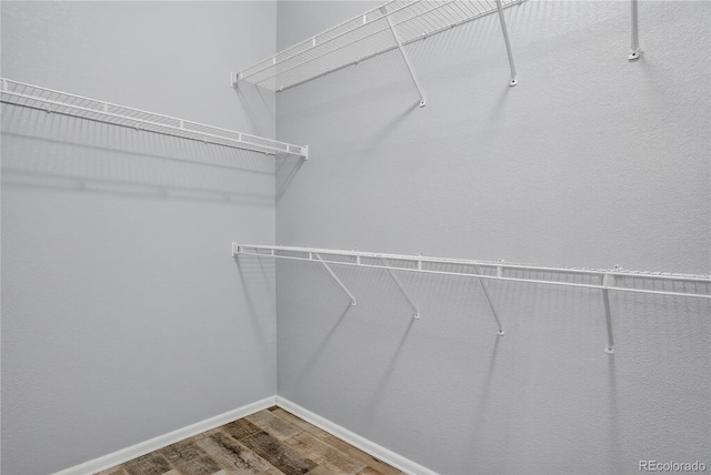 8651 Mallard Pl, Highlands Ranch, CO 80126 - walk in closet featuring wood finished floors