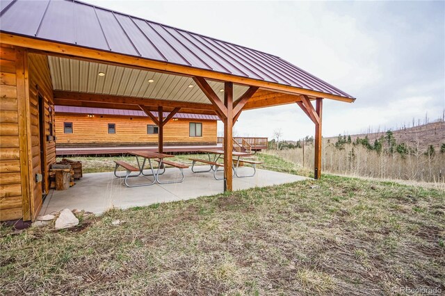 16395 Meadow Dr, Walsenburg, CO 81089 - view of community featuring a gazebo and a patio