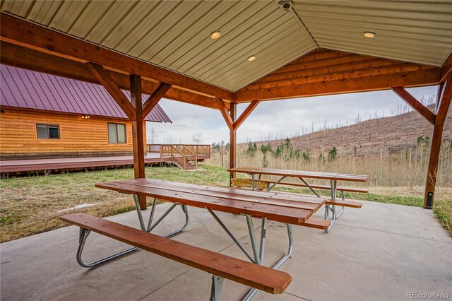 16395 Meadow Dr, Walsenburg, CO 81089 - view of patio
