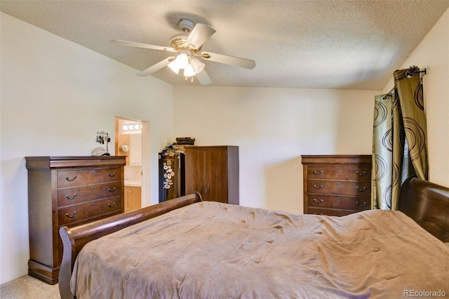 3126 Singletree Rd, Hartsel, CO 80449 - bedroom with a textured ceiling, ceiling fan, and ensuite bath
