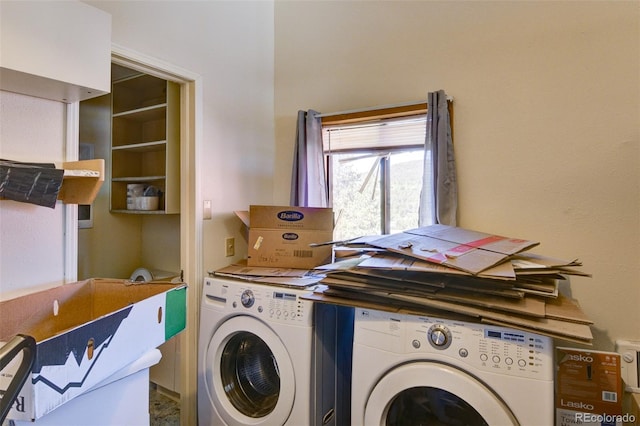 3126 Singletree Rd, Hartsel, CO 80449 - laundry area featuring washer and clothes dryer