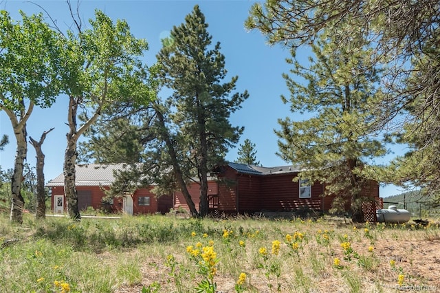 3126 Singletree Rd, Hartsel, CO 80449 - view of home's exterior featuring faux log siding