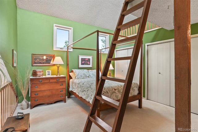 207 Kelly Rd E, Boulder, CO 80302 - bedroom with carpet flooring and a textured ceiling