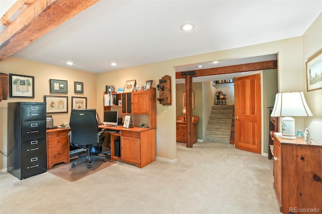 207 Kelly Rd E, Boulder, CO 80302 - office with light colored carpet and recessed lighting