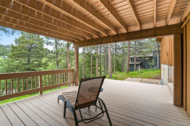 207 Kelly Rd E, Boulder, CO 80302 - view of wooden deck