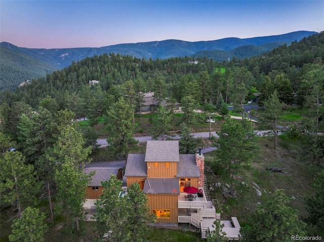 207 Kelly Rd E, Boulder, CO 80302 - view from above of property with a mountainous background