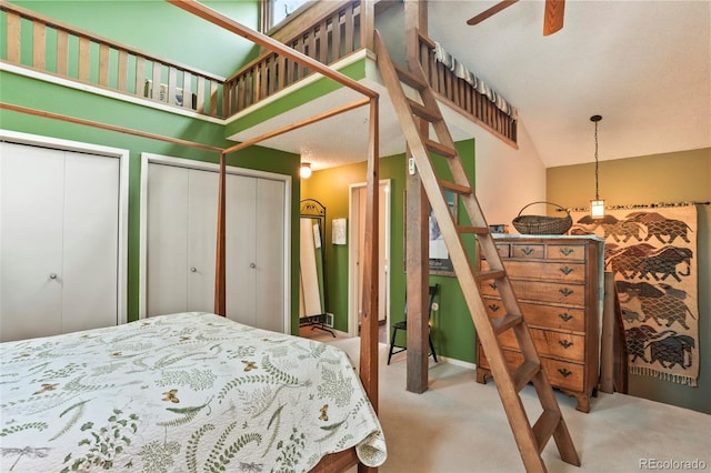 207 Kelly Rd E, Boulder, CO 80302 - bedroom with carpet flooring and multiple closets