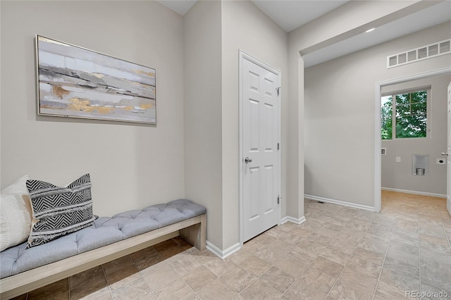 20145 E Fair Ln, Centennial, CO 80016 - corridor with stone finish floors and baseboards