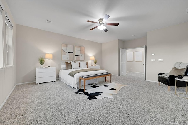 20145 E Fair Ln, Centennial, CO 80016 - carpeted bedroom featuring baseboards and a ceiling fan