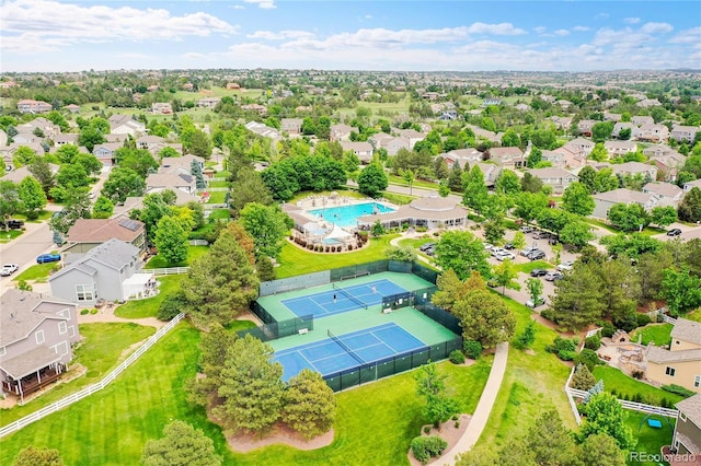 20145 E Fair Ln, Centennial, CO 80016 - aerial view of a pool area